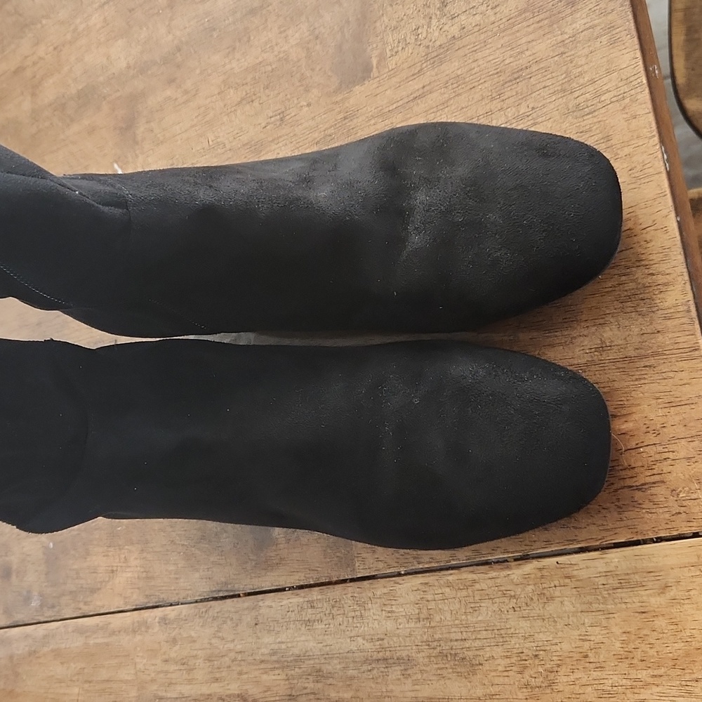 Karl Lagerfeld Paris Suede Boots - Picture 6 of 7